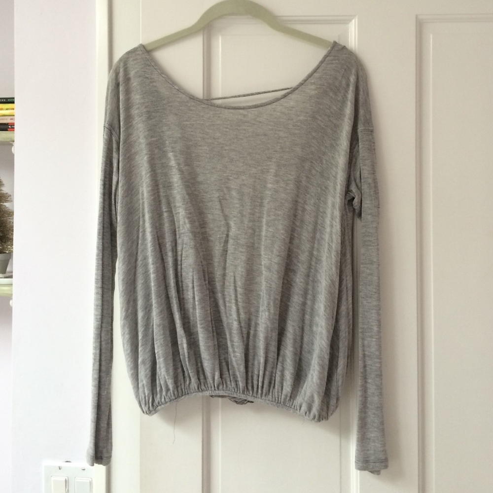 Free People open back top